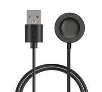 kwmobile Câble USB Compatible avec Michael Kors GEN 6 / GEN 5e / GEN 5 / GEN 4 Watch/Skagen Falster 2 câble - Câble Rechange Chargeur Fitness Tracker Montre connectée - Noir