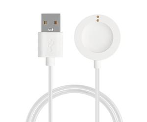 kwmobile Câble USB Compatible avec Michael Kors GEN 6 / GEN 5e / GEN 5 / GEN 4 Watch/Skagen Falster 2 câble - Câble Rechange Chargeur Fitness Tracker Montre connectée - Blanc