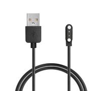 kwmobile Câble USB Compatible avec Nerunsa P66D / NiUFFiT P66 / Ddidbi P66D / IDW19 / IDW13/ IDW15 câble - Câble Rechange Chargeur Fitness Tracker Montre connectée - Noir
