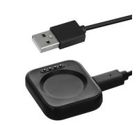 kwmobile Câble USB compatible avec Oppo Watch 2 (42mm 46mm) / Watch X / 4 Pro câble - Câble rechange chargeur fitness tracker montre connectée - noir