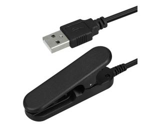 kwmobile Câble USB compatible avec Polar V800 - Câble rechange pour chargement smart watch - Chargeur fitness tracker montre connectée - noir