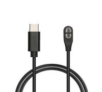 kwmobile Câble USB Compatible avec Shokz Aeropex AS800 / OpenRun/Pro Mini/OpenComm ASC100SG - Câble Rechange Type C pour Chargement Smart Watch - Chargeur Fitness Tracker Montre connectée - Noir