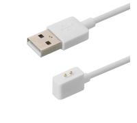 kwmobile Câble USB compatible avec Xiaomi Mi Band 10/9 / 8 / 8Pro / Redmi Watch 3 Active câble - Câble rechange chargeur fitness tracker montre connectée - blanc