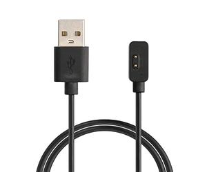 kwmobile Câble USB compatible avec Xiaomi Mi Band 7 Pro/Poco Watch/Redmi Watch 3 / Watch 2 Lite câble - Câble rechange chargeur fitness tracker montre connectée - noir