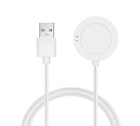 kwmobile Câble USB Compatible avec Xiaomi Watch S2 (42mm / 46mm) câble - Câble Rechange Chargeur Fitness Tracker Montre connectée - Blanc
