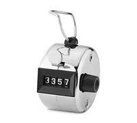 kwmobile Compteur Manuel mécanique - Clic Main pour Compte de Personnes ou Points - Scoreur Sport Manifestation - Boîtier en métal à 4 Chiffres