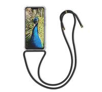 kwmobile Coque Collier Compatible avec Huawei Mate 20 Lite Coque - Housse de Protection en TPU avec Cordon Sangle - Transparent