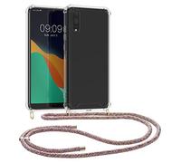 kwmobile Coque Collier Compatible avec Huawei P20 Coque - Housse de Protection en TPU avec Cordon Sangle - Multicolore