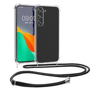 kwmobile Coque Collier Compatible avec Samsung Galaxy A36 5G Coque - Housse de Protection en TPU avec Cordon Sangle - Transparent