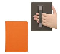 kwmobile Coque Compatible avec Amazon Kindle Paperwhite 11. Generation 2021 Coque - Étui à Rabat Magnétique pour Liseuse eReader en Toile avec Sangle - Orange