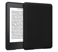kwmobile Coque Compatible avec Amazon Kindle Paperwhite - Étui en Silicone TPU pour Liseuse (Uniquement pour Les modèles Jusqu’en 2017) - Noir Mat