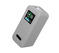 kwmobile Coque Compatible avec Anker Prime Power Bank 20000mAh Coque - Housse de Protection en Silicone pour Power Bank Batterie Externe - Gris