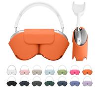 kwmobile Coque Compatible avec Apple AirPods Max/AirPods Max 2 Coque - Housse de Protection Souple en Polyester pour Casque Audio - avec Mode Veille - Orange d'été