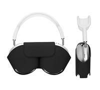 kwmobile Coque Compatible avec Apple AirPods Max Coque - Housse de Protection Souple en Polyester pour Casque Audio - avec Mode Veille - Noir