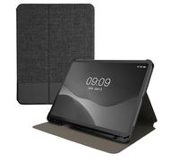 kwmobile Coque Compatible avec Apple iPad Air 11" (6. Gen 2024) / Air 4/5 / iPad Pro 11" (2020/2021/2022) - Coque Housse protectrice pour téléphone en Silicone Anthracite-Noir