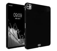 kwmobile Coque Compatible avec Apple iPad Pro 11" (2024) - Coque Housse protectrice pour téléphone en Silicone Noir