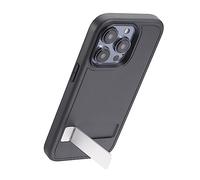 kwmobile Coque Compatible avec Apple iPhone 14 Pro Coque - Housse de Protection TPU avec Bumper et Fonction Support - Noir