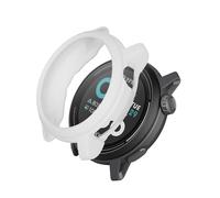 kwmobile Coque Compatible avec COROS Pace 3 Coque - Étui Cadre écran en Silicone pour smartwatch - Protection pour Montre connectée - Blanc