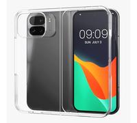 kwmobile Coque Compatible avec Google Pixel 10 Pro Fold - Coque Pliable Transparent en Polycarbonate avec Cadre Bumper Protection Avant et Arrière