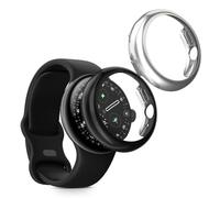 kwmobile Coque compatible avec Google Pixel Watch 4 45mm coque - 2x Étui cadre écran pour Fitness Tracker