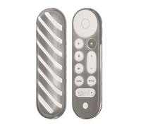 kwmobile Coque Compatible avec Google TV Streamer 4K Coque - Coque pour Télécommande TV en TPU - Noir-Transparent