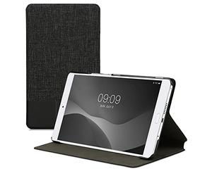 kwmobile Coque Compatible avec Huawei MediaPad M3 8.4 - Coque Housse protectrice pour téléphone en Silicone Gris foncé-Noir