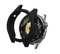 kwmobile Coque compatible avec Huawei Watch GT6 46mm coque - Étui cadre écran en silicone pour smartwatch - Protection pour montre connectée - noir