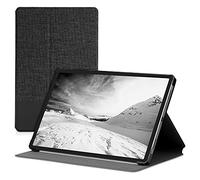 kwmobile Coque Compatible avec Lenovo Tab P11 Pro - Coque Housse protectrice pour téléphone en Silicone Anthracite-Noir