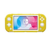 kwmobile Coque compatible avec Nintendo Switch Lite coque - Housse pour console de jeu protection souple en silicone 20,5 x 9,5 x 1,5 cm - jaune
