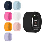 kwmobile Coque Compatible avec RingConn Gen 2 SmartRing - S Size 6 7 8 Coque - 8X Coque pour Bague Intelligente Connectée en Silicone - Multicolore