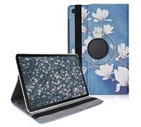 kwmobile Coque Compatible avec Samsung Galaxy Tab S5e - Coque Housse protectrice pour téléphone en Silicone Taupe-Blanc-Bleu-Gris