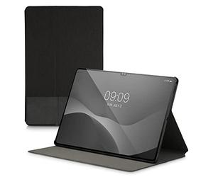 kwmobile Coque Compatible avec Samsung Galaxy Tab S8 Ultra / S9 Ultra - Coque Housse protectrice pour téléphone en Silicone Anthracite-Noir