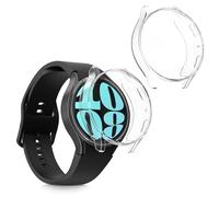 kwmobile Coque compatible avec Samsung Galaxy Watch 6 40mm coque - 2x Étui cadre écran pour Fitness Tracker