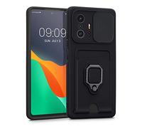 kwmobile Coque Compatible avec Xiaomi 11T / 11T Pro - Housse de téléphone en Silicone avec Protection Appareil Photo - Noir