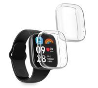 kwmobile Coque compatible avec Xiaomi Redmi Watch 3 Active coque - 2x Étui cadre écran pour Fitness Tracker