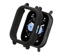 kwmobile Coque Compatible avec Xiaomi Redmi Watch 5 Lite Coque - Étui Cadre écran en Silicone pour smartwatch - Protection pour Montre connectée - Noir