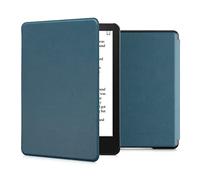 kwmobile Coque liseuse Compatible avec Amazon Kindle Paperwhite 11. Generation 2021 - Coque à Rabat Magnétique en Simili Cuir pour Liseuse - pétrole