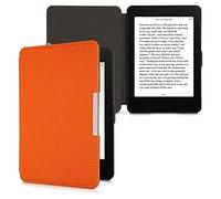 kwmobile Coque liseuse Compatible avec Amazon Kindle Paperwhite (2012-2017) - Coque avec Rabat magnétique en Nylon pour liseuse