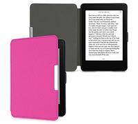 kwmobile Coque liseuse Compatible avec Amazon Kindle Paperwhite (2012-2017) - Coque avec Rabat magnétique en Nylon pour liseuse