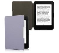 kwmobile Coque liseuse Compatible avec Amazon Kindle Paperwhite - Coque avec Rabat magnétique en Nylon pour liseuse