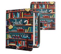 kwmobile Coque Liseuse Compatible avec Pocketbook Era/Era Color/Era Lite - Étui à Rabat en Simili Cuir avec Fermeture Magnétique - Les Livres Multicolore