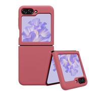 kwmobile Coque Pliable Compatible avec Samsung Galaxy Z Flip5 Coque - Étui de Protection Pliable en TPU - Rose foncé