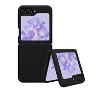 kwmobile Coque Pliable Compatible avec Samsung Galaxy Z Flip5 Coque - Étui de Protection Pliable en TPU - Noir