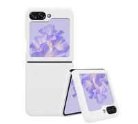 kwmobile Coque Pliable Compatible avec Samsung Galaxy Z Flip5 Coque - Étui de Protection Pliable en TPU - Blanc Mat