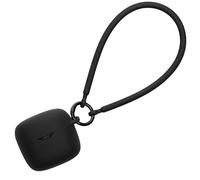 kwmobile Coque pour Écouteurs Compatible avec JBL Tune FlexCoque - Coque de Protection en Silicone avec Dragonne - Noir