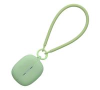 kwmobile Coque pour Écouteurs Compatible avec Xiaomi Redmi Buds 6 ProCoque - Coque de Protection en Silicone avec Dragonne - Vert Matcha