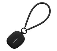 kwmobile Coque pour Écouteurs Compatible avec Xiaomi Redmi Buds 6 ProCoque - Coque de Protection en Silicone avec Dragonne - Noir