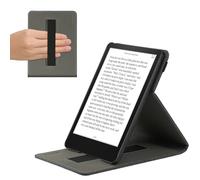 kwmobile Coque pour liseuse électronique Compatible avec Amazon Kindle Paperwhite 11. Generation 2021 - Coque à Rabat pour liseuse en Tissu - - Gris foncé