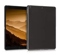 kwmobile Coque Tablette Compatible avec Apple iPad 10.2 (2019/2021) étui - Coque Protection en TPU - Noir-Transparent