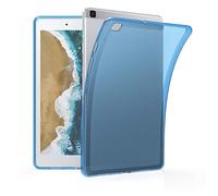 kwmobile Coque Tablette Compatible avec Samsung Galaxy Tab A 8.0 (2019) étui - Coque Protection en TPU - Bleu-Transparent